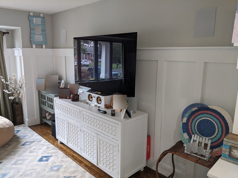 Fireplace and built-ins — before project view